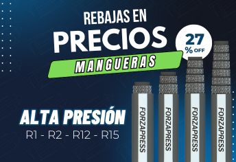 ¡¡27% OFF EN MANGUERAS ALTA PRESIÓN!!